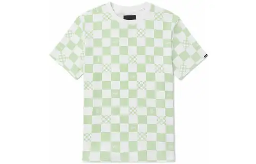 Vans Drop Shoulder Sleeve T Shirt Unisex Light Green