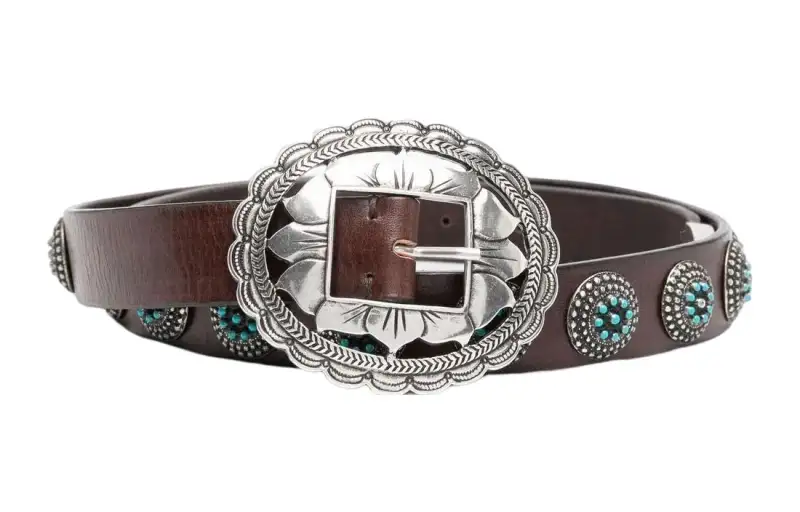 Golden Goose Leather Belts Women's Brown