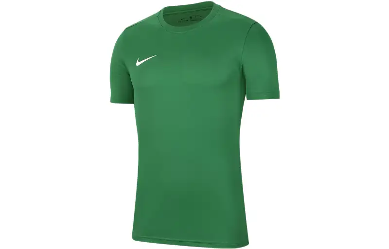 Nike T Shirts Men's Dark Green Crew Neck Moderate Straight Fit