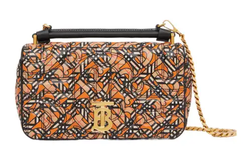 Burberry Lola Bag Sheepskin Handbag, Shoulder Bag, Crossbody Bag Women's Multicolor