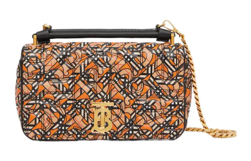 Burberry Lola Bag Sheepskin Handbag, Shoulder Bag, Crossbody Bag Women's Multicolor
