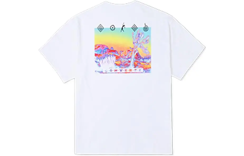 Converse Drop Shoulder Sleeve T-Shirt Men's White