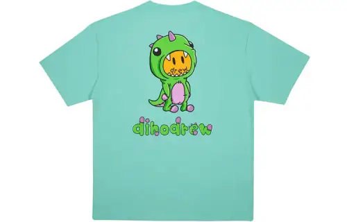 Drew House Dinosaur Series FW22 T Shirt Unisex Green