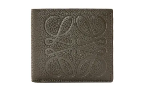 LOEWE Cow Leather Wallet Men's Jasper