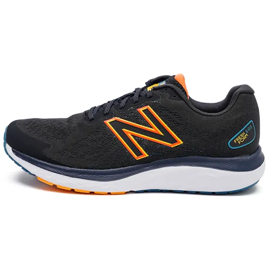 New Balance Fresh Foam 680v7 'Black/Orange' Sneakers