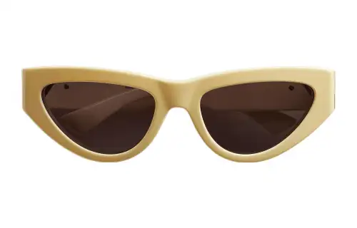Bottega Veneta Sunglasses Unisex Yellow