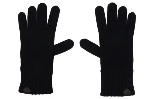 Loro Piana Knit Gloves Men's Black
