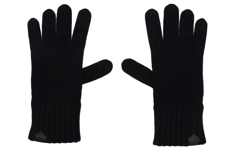 Loro Piana Knit Gloves Men's Black