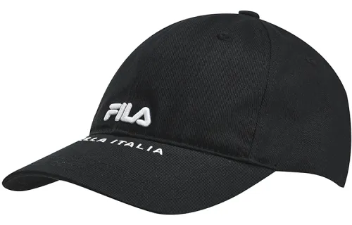 FILA Synthetic Fiber Baseball Caps Unisex Carbon Black