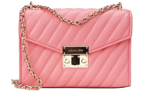 MICHAEL KORS Rose Artificial Leather Crossbody Bags Women's Pink