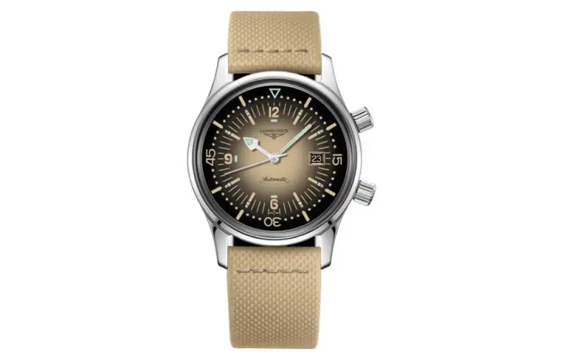 LONGINES Classic Vintage Automatic Mechanical Movement 300m Waterproof Unisex Watch 36mm Black Dial