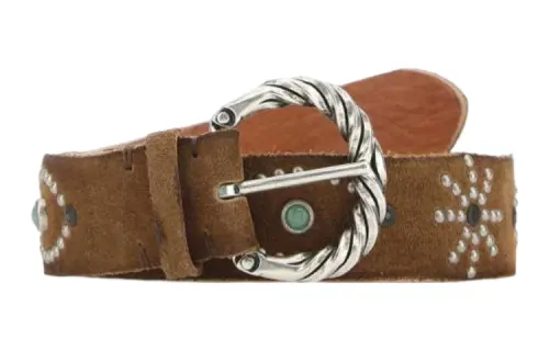 Golden Goose Leather Belts Unisex Brown
