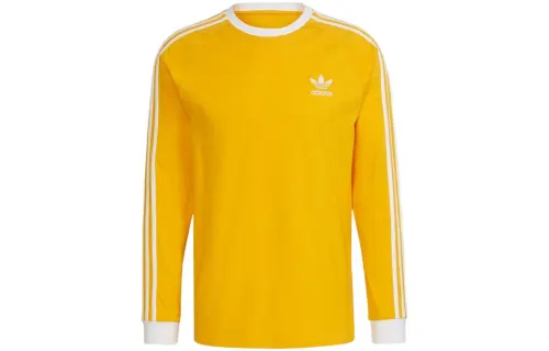 Adidas Originals 3 Stripes T Shirt Men's Yellow