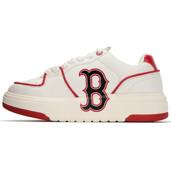 MLB Chunky Liner Skateboard Shoes Unisex Low-Top White Red