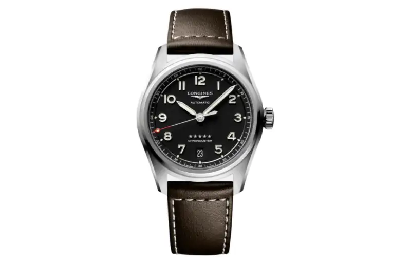 LONGINES Spirit Collection Automatic Mechanical Movement 100m Waterproof Unisex Watch 37mm Black Dial
