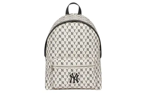 MLB New York Yankees Polyester Combo Bag Backpack Regular Unisex Black White