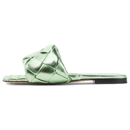 Bottega Veneta Slide Slippers Women's Green