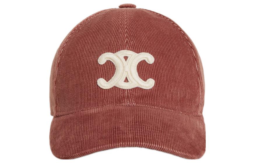 CELINE Triomphe Velvet Baseball Caps Women's