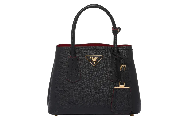 PRADA Leather Shoulder Bag, Crossbody Bag, Handbag Mini Women's Black