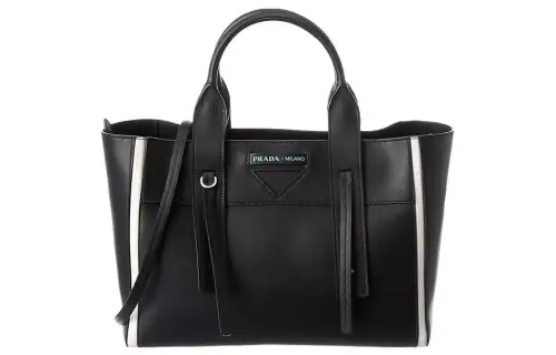 PRADA Leather Shoulder Bag, Crossbody Bag, Handbag Women's Black
