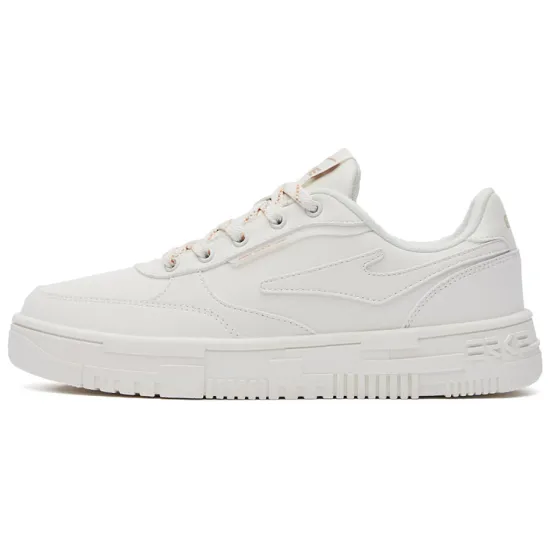Erke Skateboard Shoes Women's Low-Top Ivory