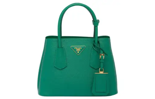 PRADA Saffiano Leather Shoulder Bag, Crossbody Bag, Handbag Mini Women's Green