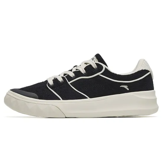 Anta Low-Top Skateboard Shoes Women's Black Gray