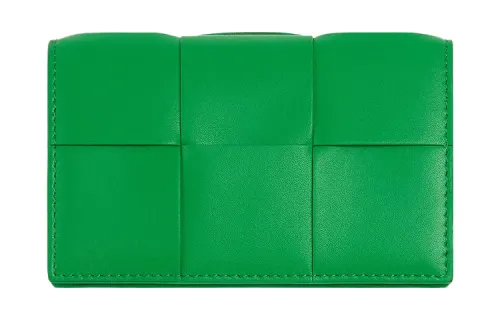 Bottega Veneta Calfskin Card Holder Men's Green