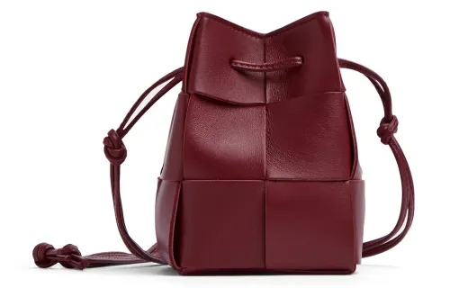 Bottega Veneta CASSETTE Pillow Bag Sheepskin Cow Leather Pillow Bag, Bucket Bag, Shoulder Bag, Crossbody Bag Mini