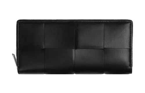 Bottega Veneta Calfskin Wallet Men's Black