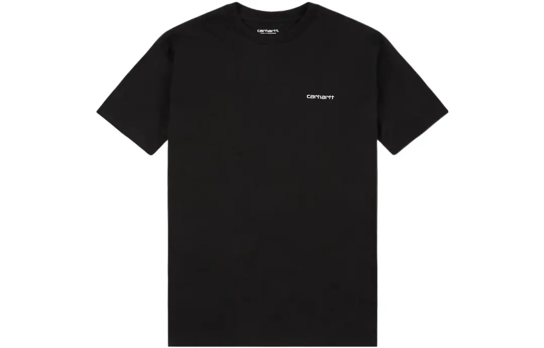 Carhartt WIP Script Logo Embroidered T Shirt