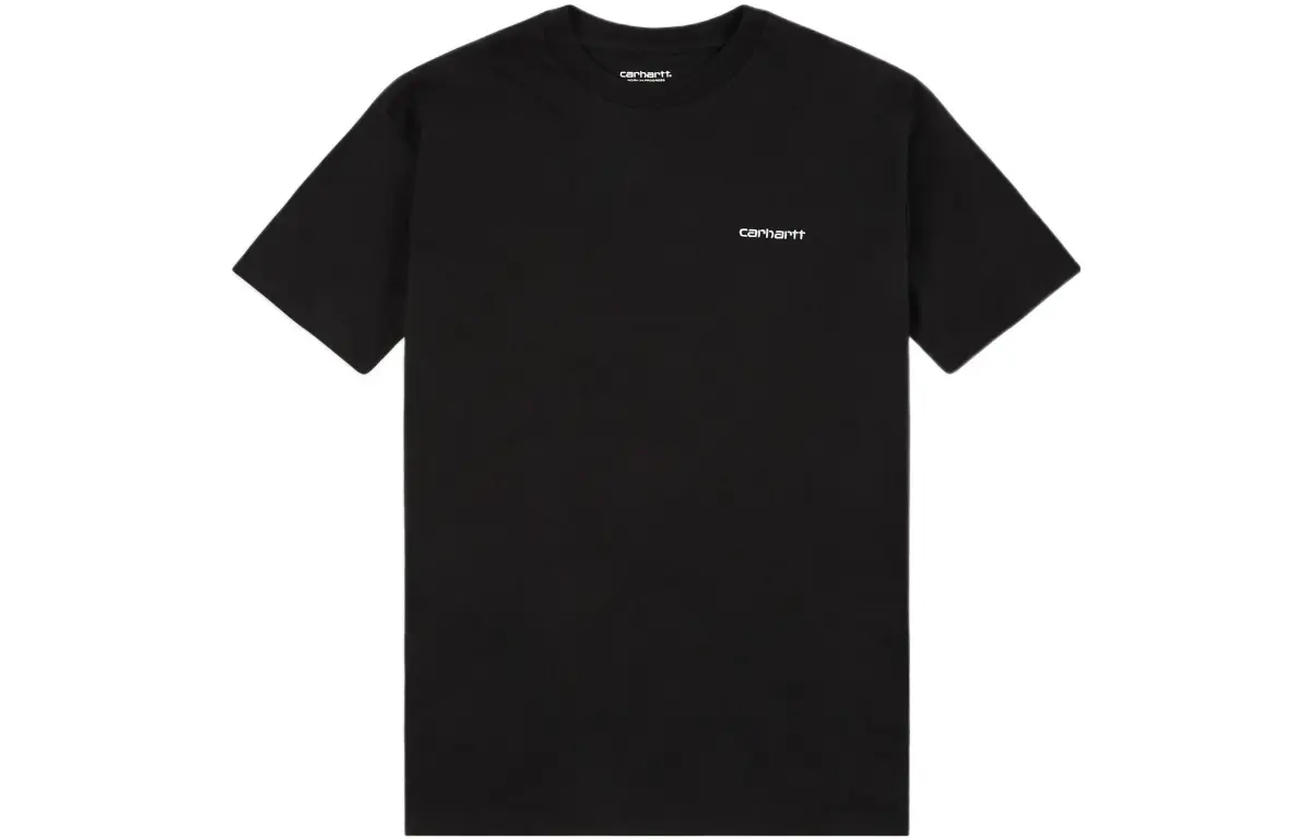 Carhartt WIP Script Logo Embroidered T Shirt