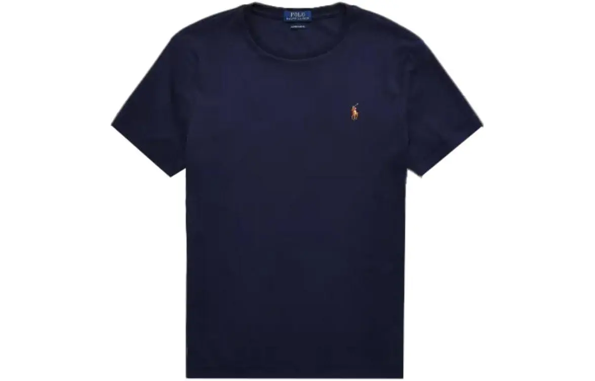 Polo Ralph Lauren FW22 T Shirt Custom Slim Fit Men's Navy Blue
