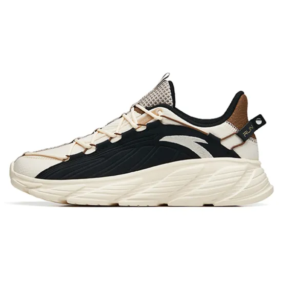 Anta Running Collection Low-Top Running Shoes Men's White Black Brown