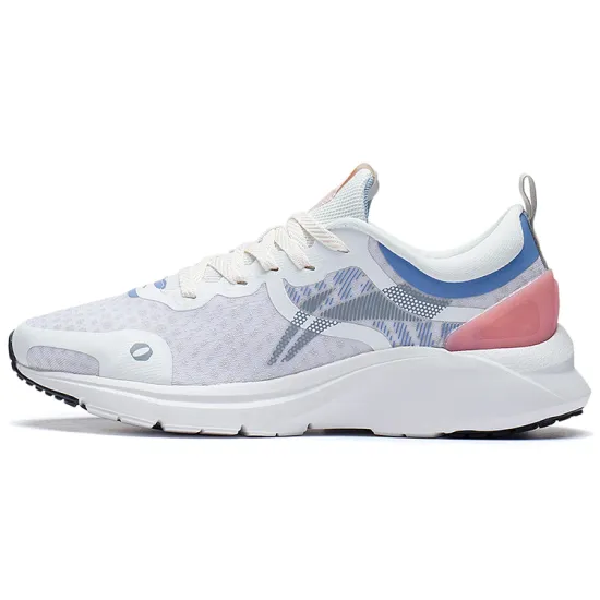 LINING YunQue Casual Shoes Women's Low-Top Standard White/Antarctic Gray