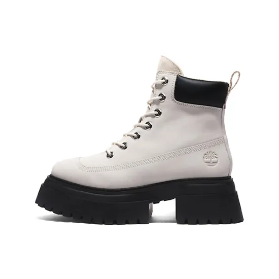 Timberland Outdoor Boots Women's High-Top White Black