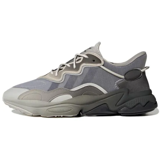 Adidas Originals Ozweego Lifestyle Shoes Unisex Low-top Dark Brown/light Gray/black/white
