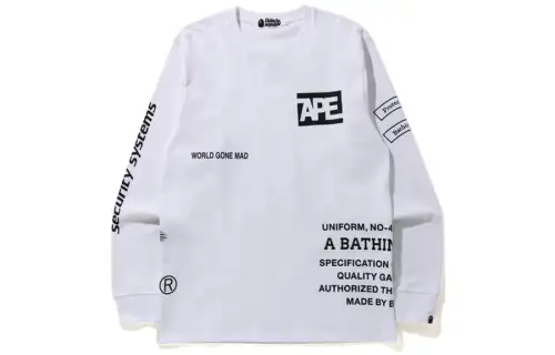 Bape Security Multi Print L/S Tee