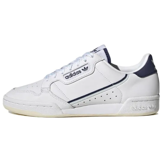 Adidas Originals Continental Skateboard Shoes Women's Low-top White/Royal Blue
