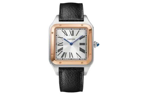 CARTIER SANTOS DE Manual Mechanical Movement Men's Watches Watch 46.6*33.9mm White Dial Stainless Steel Case