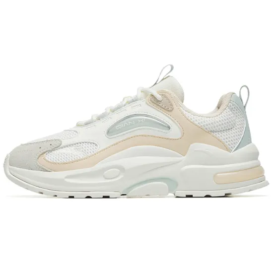 ANTA Millennium 5.0 Casual Shoes Women's Low-Top Ivory White/Macaron/White Gray Green