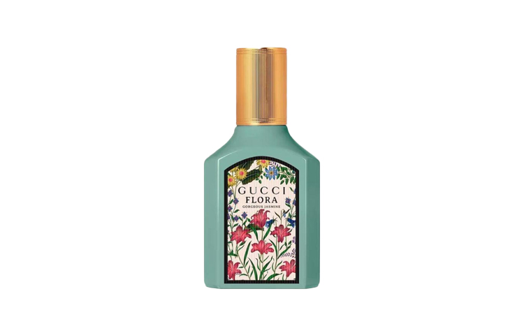 Женская парфюмированная вода Gucci Flora Gorgeous Jasmine (прозрачная)