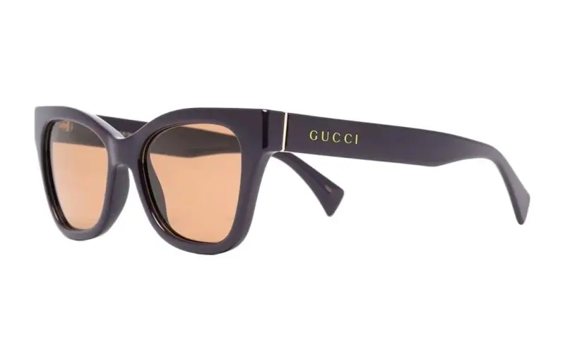 GUCCI Logo-print Arm Sunglasses