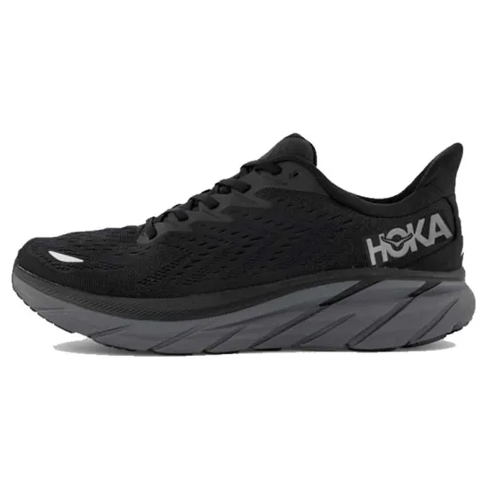 HOKA ONE ONE Clifton 8 Wide 'Black' Women's