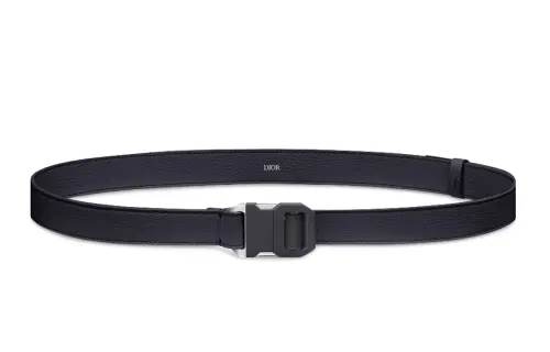 DIOR Calfskin Leather Belts Men's 2.5cm