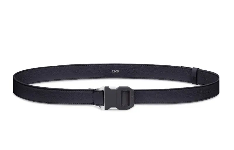 DIOR Calfskin Leather Belts Men's 2.5cm