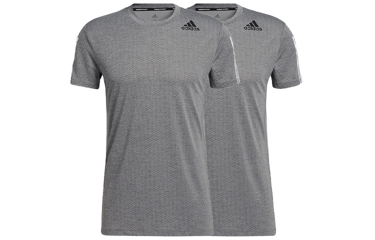 Мужская футболка adidas H.rdy 3s Tee (серая) — фото 2