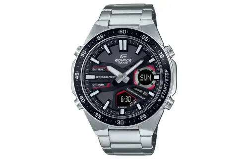 CASIO Men EDIFICE 51.3mm Black Watch EFV-C110D-1A4V