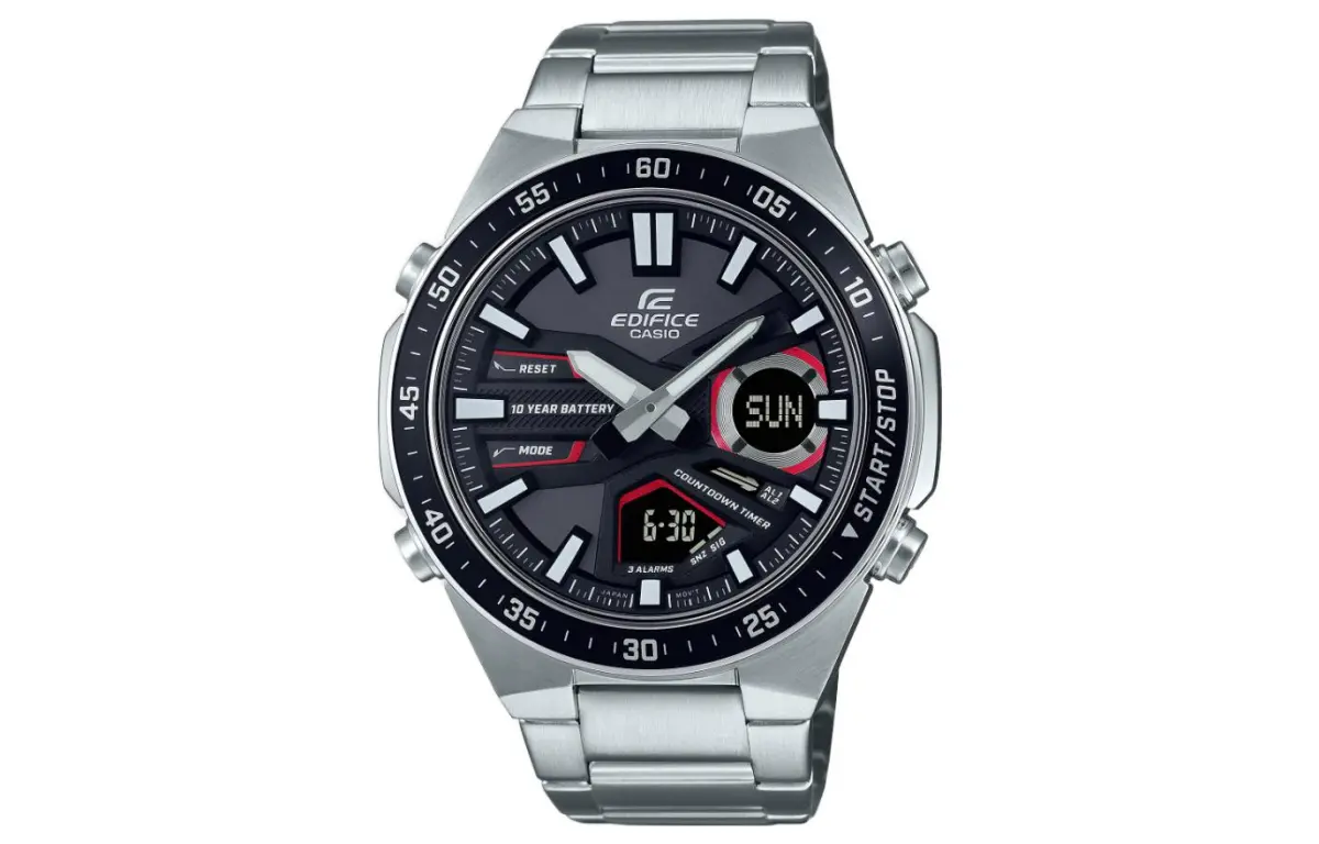 CASIO Men EDIFICE 51.3mm Black Watch EFV-C110D-1A4V