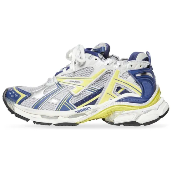 Balenciaga Runner White Blue Yellow Grey Black